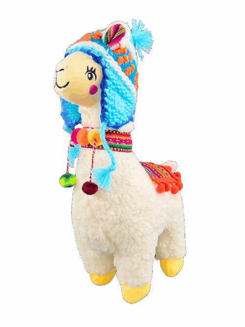 Alpaca De Peluche color blanco