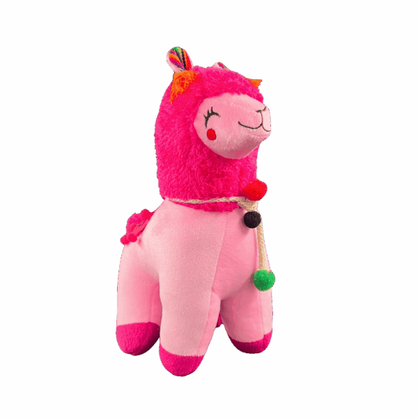 Alpaca De Peluche color rosado