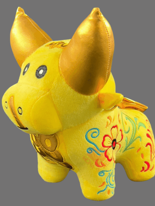Peluche Toro Artesanal
