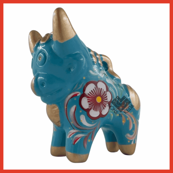 TORITO PUCARA TURQUESA Torito de Pucará Tamaño 2