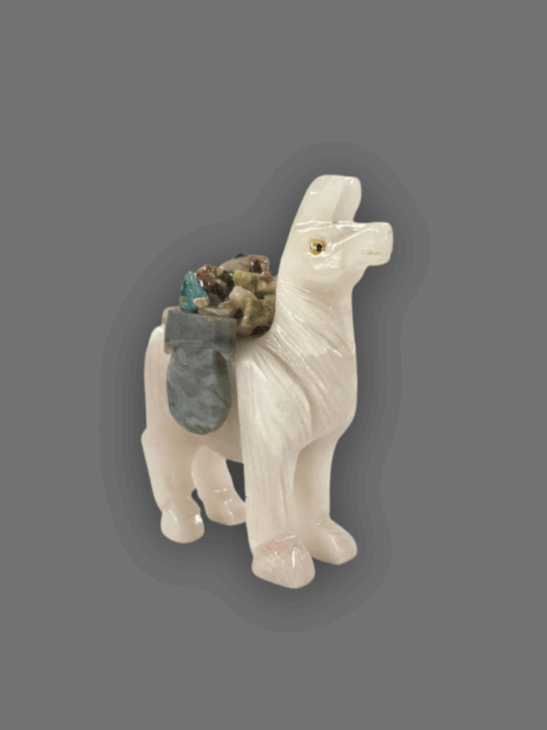 Llamita de piedra semipreciosa