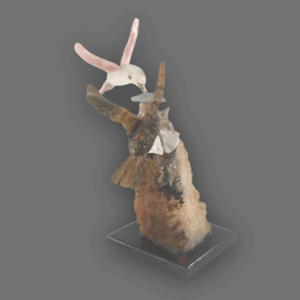 12-5.png Pareja de colibrí piedra semipreciosa