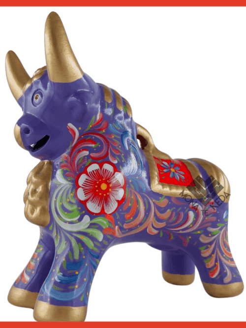 TORITO PUCARA MORADO Torito de Pucará "color morado" (Tamaño 4)