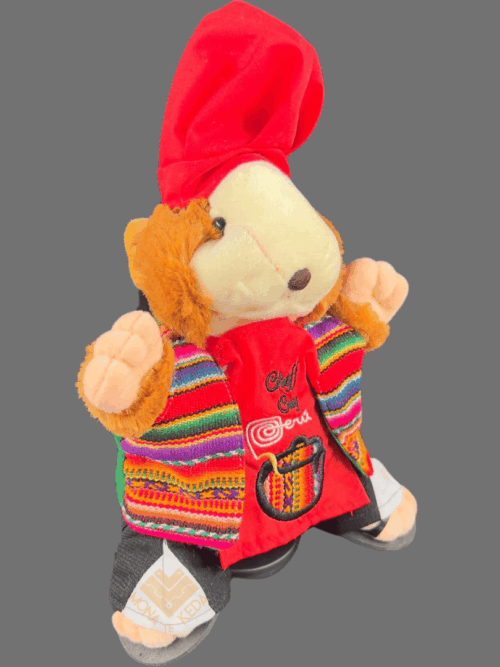 Cuy Peluche Andino – Chef Andino (Edición Roja)