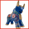 Torito de Pucará "color azul" (Tamaño 4)
