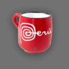 taza de Perú color rojo
