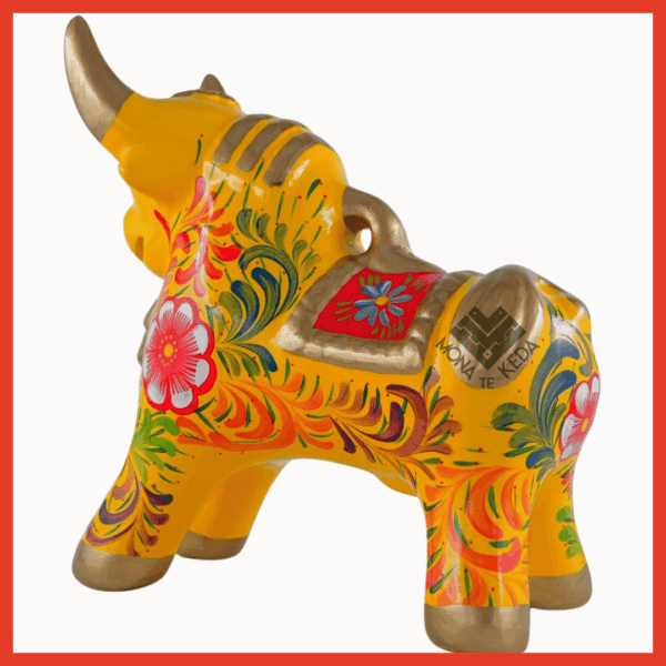 Torito de Pucará "color amarillo" (Tamaño 4)