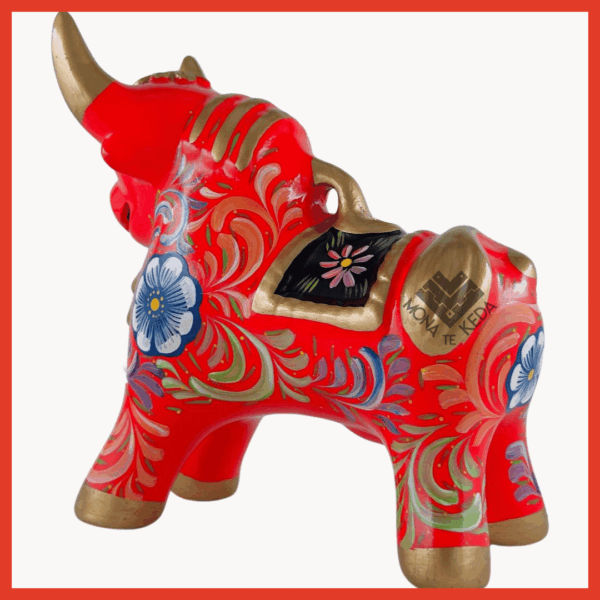 Torito de Pucará "color rojo" (Tamaño 4)