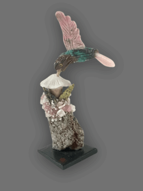 colibrí de piedra semipreciosa