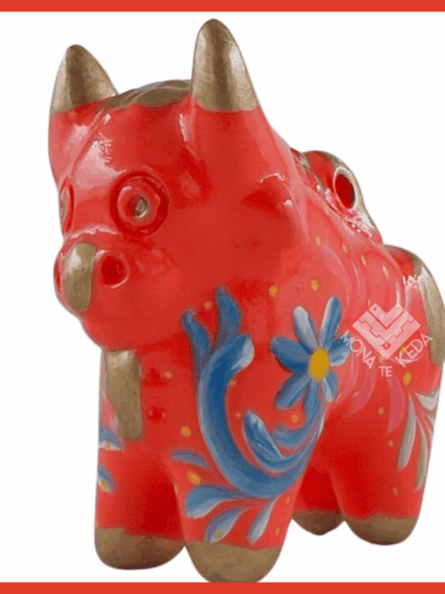 Torito de Pucará "color rojo" (Tamaño 1)