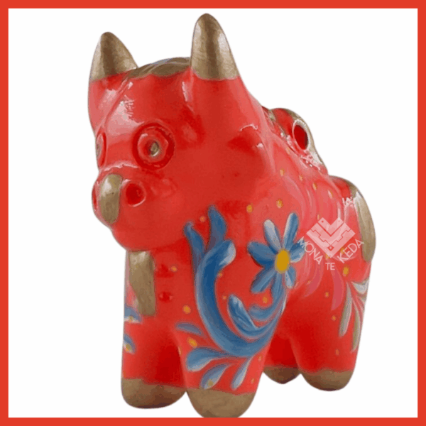 Torito de Pucará "color rojo" (Tamaño 1)