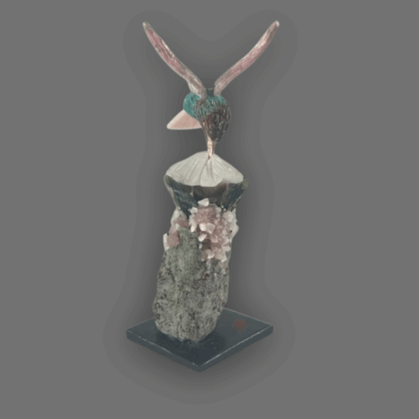 colibrí de piedra semipreciosa