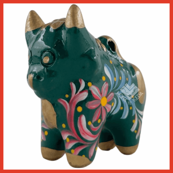 188-1.png Torito de Pucará "color verde oscuro" (Tamaño 1)