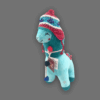 Peluche de llamita turquesa