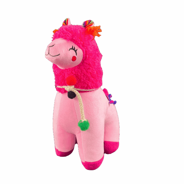 Alpaca De Peluche color rosado
