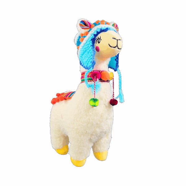 Alpaca De Peluche color blanco