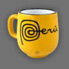 taza de Perú color amarillo