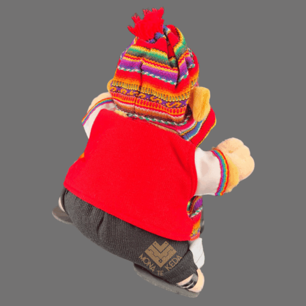 Cuy Peluche Andino – con Chullo y Poncho Tradicional (edición roja)