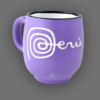 taza de Perú color lila