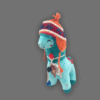 Peluche de llamita turquesa