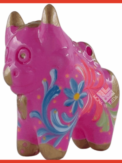 Torito de Pucará color fucsia (Tamaño 1)