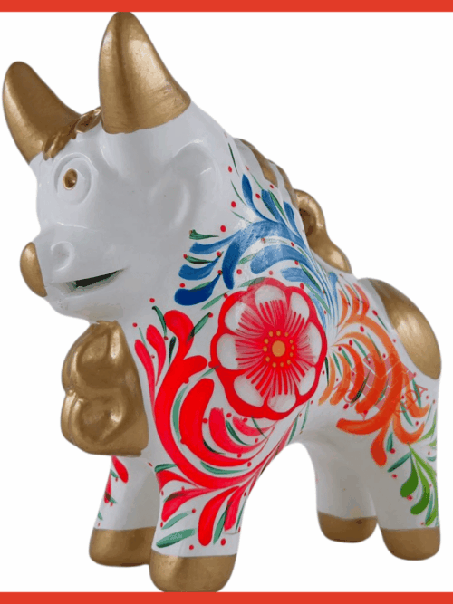 Torito de Pucará "Pureza Andina" (Tamaño 3 )