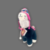 Peluche de llamita negro