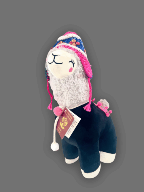 Peluche de llamita negro