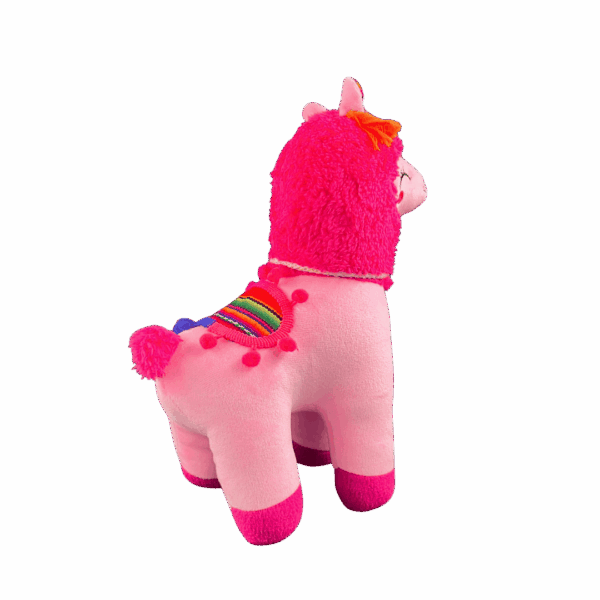 Alpaca De Peluche color rosado