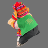 Cuy Peluche Andino – con Traje Típico peruanaso