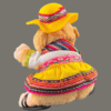 Cuy Peluche Andino – Mujer con Sombrero y Pollera Amarilla (edición amarilla)
