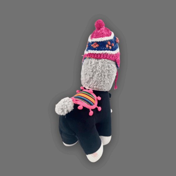 Peluche de llamita negro