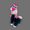 Peluche de llamita negro
