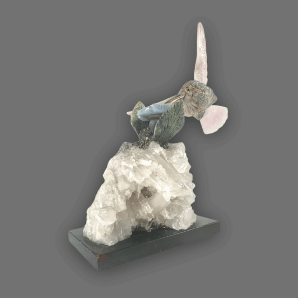 colibrí de piedra semipreciosa