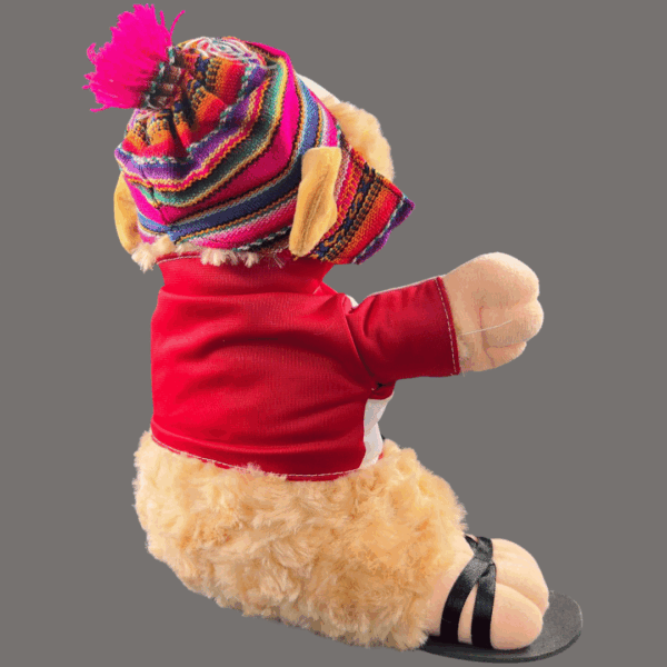 Cuy Peluche Andino – con Camiseta de la Selección Peruana (Versión Roja)