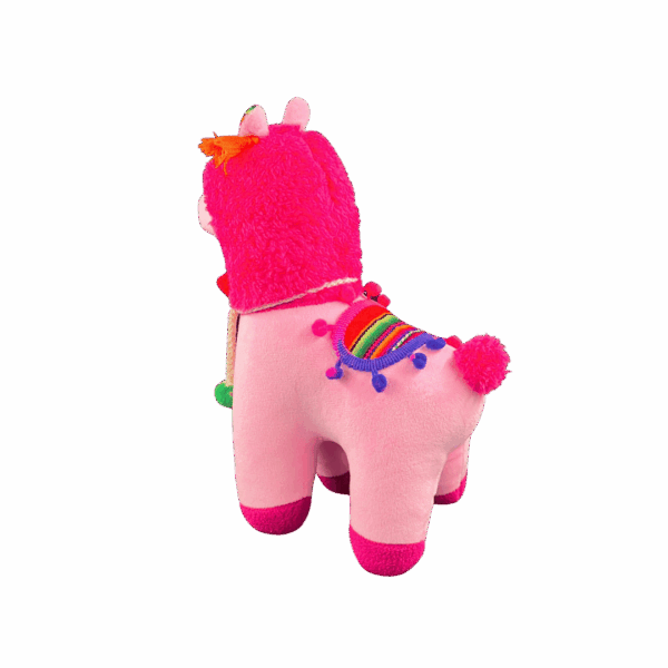 Alpaca De Peluche color rosado