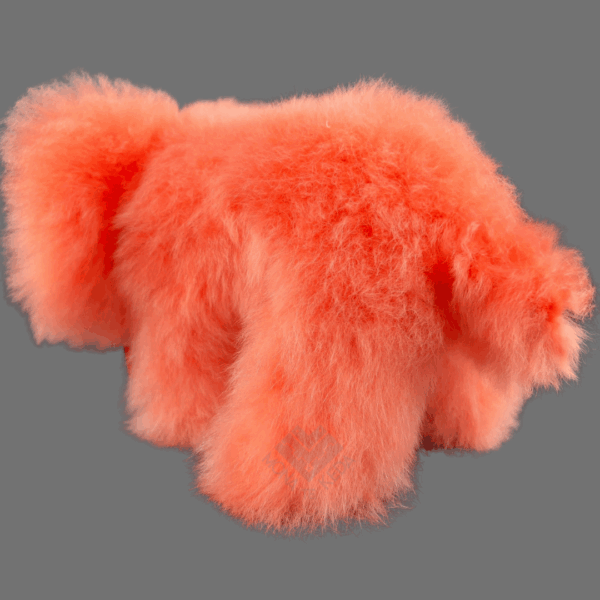 Elefante de color rojo Suavidad y tradición