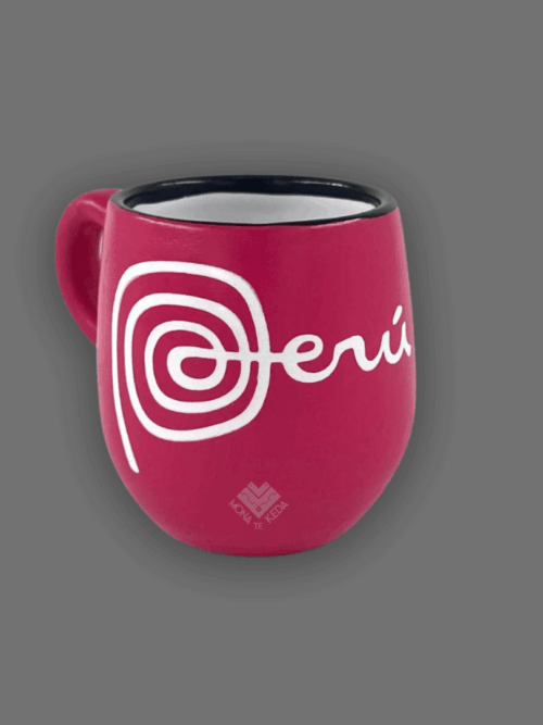 taza de Perú color fucsia