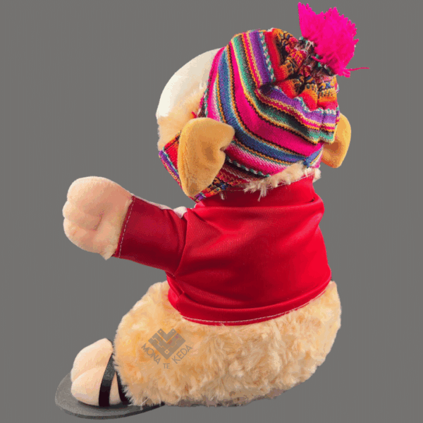 Cuy Peluche Andino – con Camiseta de la Selección Peruana (Versión Roja)
