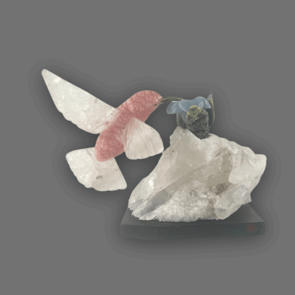 colibrí de piedra semipreciosa