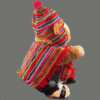 Cuy Peluche Andino – con Poncho Tradicional y Chullo de Colores
