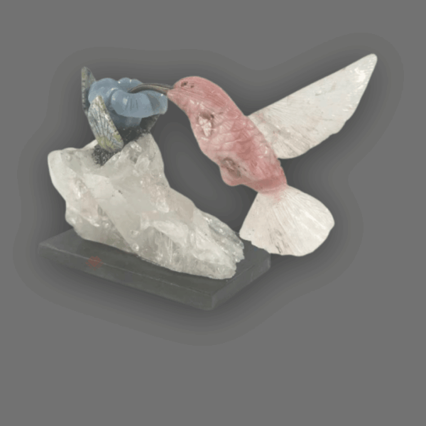 colibrí de piedra semipreciosa