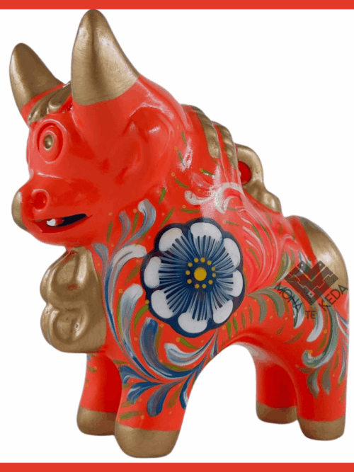 Torito de Pucará "Llama Andina" (Tamaño 3)