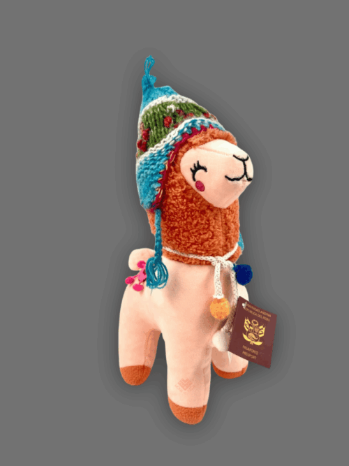 Peluche de llamita beige