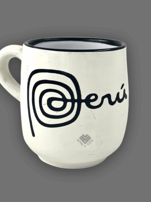taza de Perú color blanco
