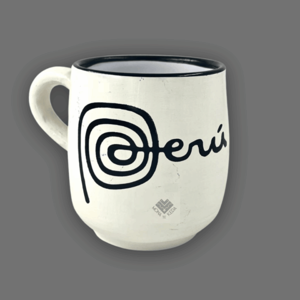 taza de Perú color blanco