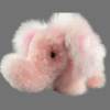 Elefante de color rosa Suavidad y ternura