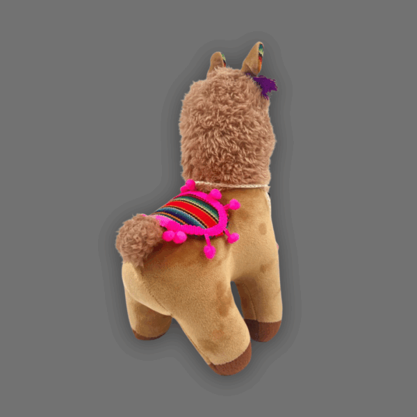 51-1-1.png Peluche de llamita marrón