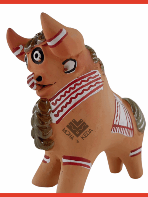 Torito de Pucará "Esencia Ancestral" (Tamaño 3)