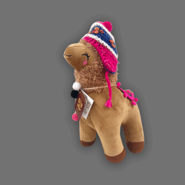 53.png Peluche de llamita marrón